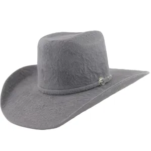 Premium Dark Gray Grizzly 30x Fur Felt Cowboy Hat - Authentic Western Style