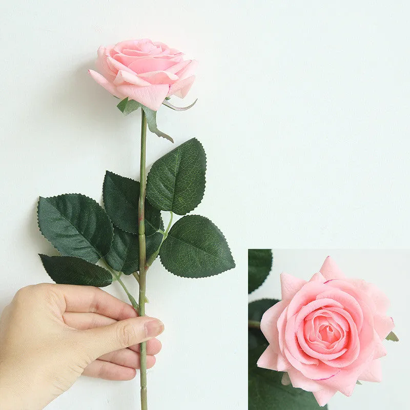 Bulk 17" Rose Stems Silk Flowers Wholesale