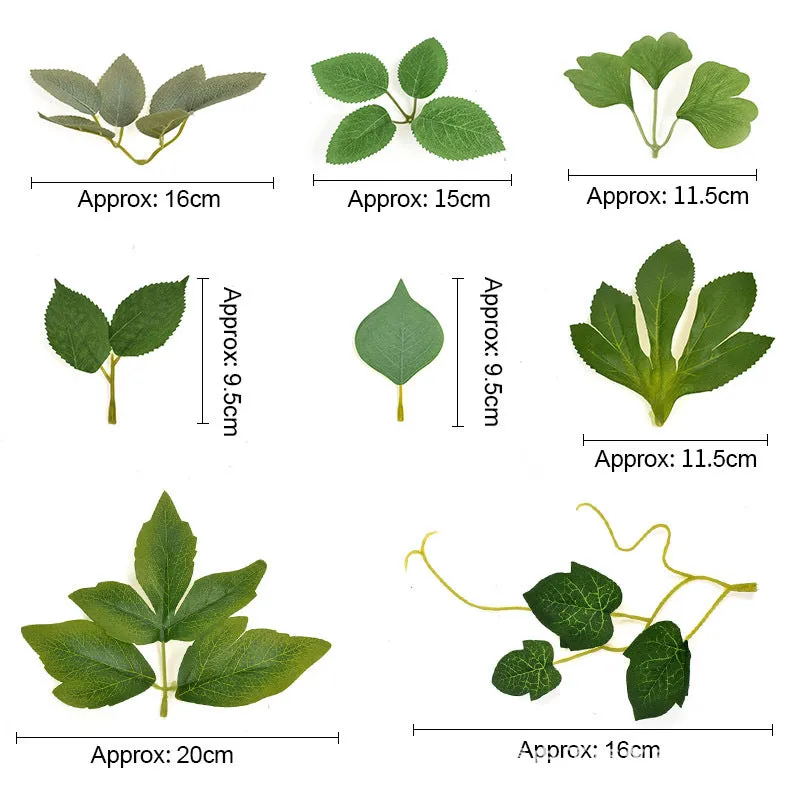 Bulk 20Pcs Real Touch Artificial Leaves Bulk Plant Leaf Wholesale