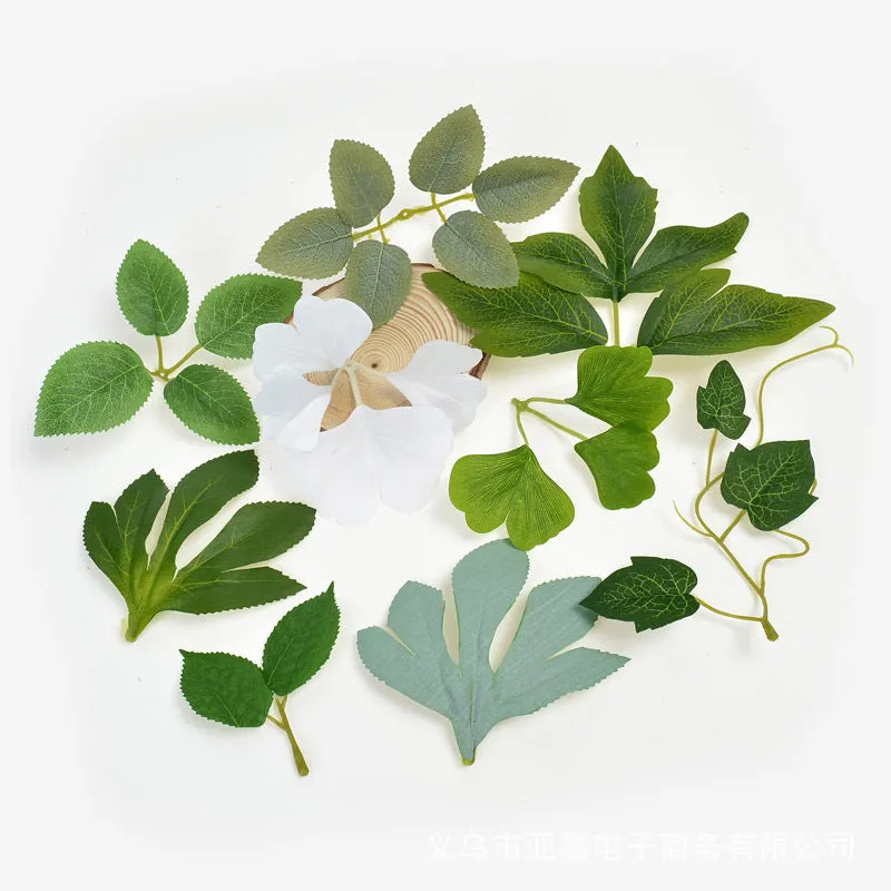 Bulk 20Pcs Real Touch Artificial Leaves Bulk Plant Leaf Wholesale