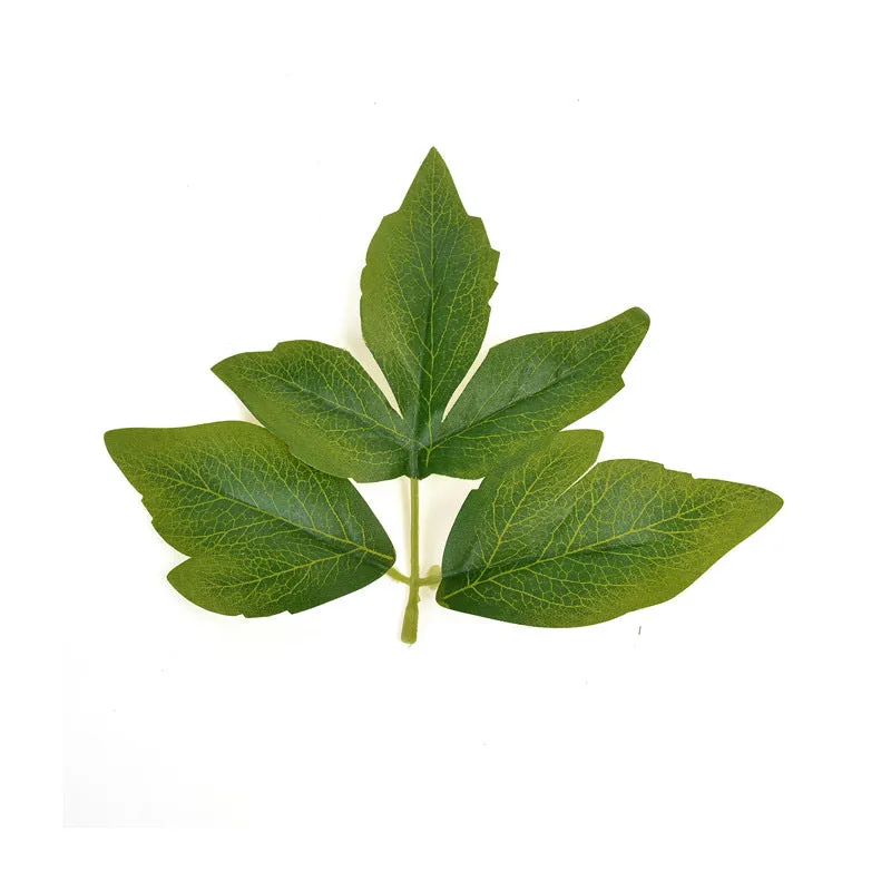 Bulk 20Pcs Real Touch Artificial Leaves Bulk Plant Leaf Wholesale