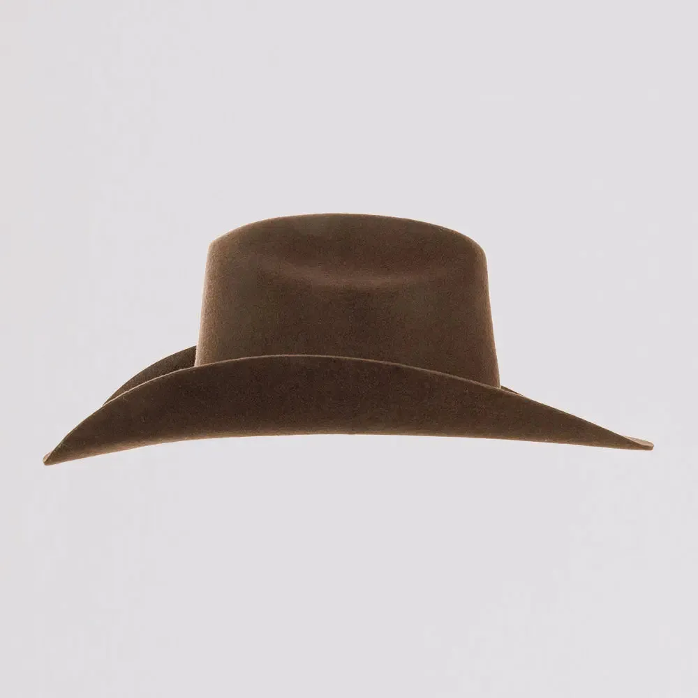 Cattleman Chocolate | Mens Felt Brown Cowboy Hat