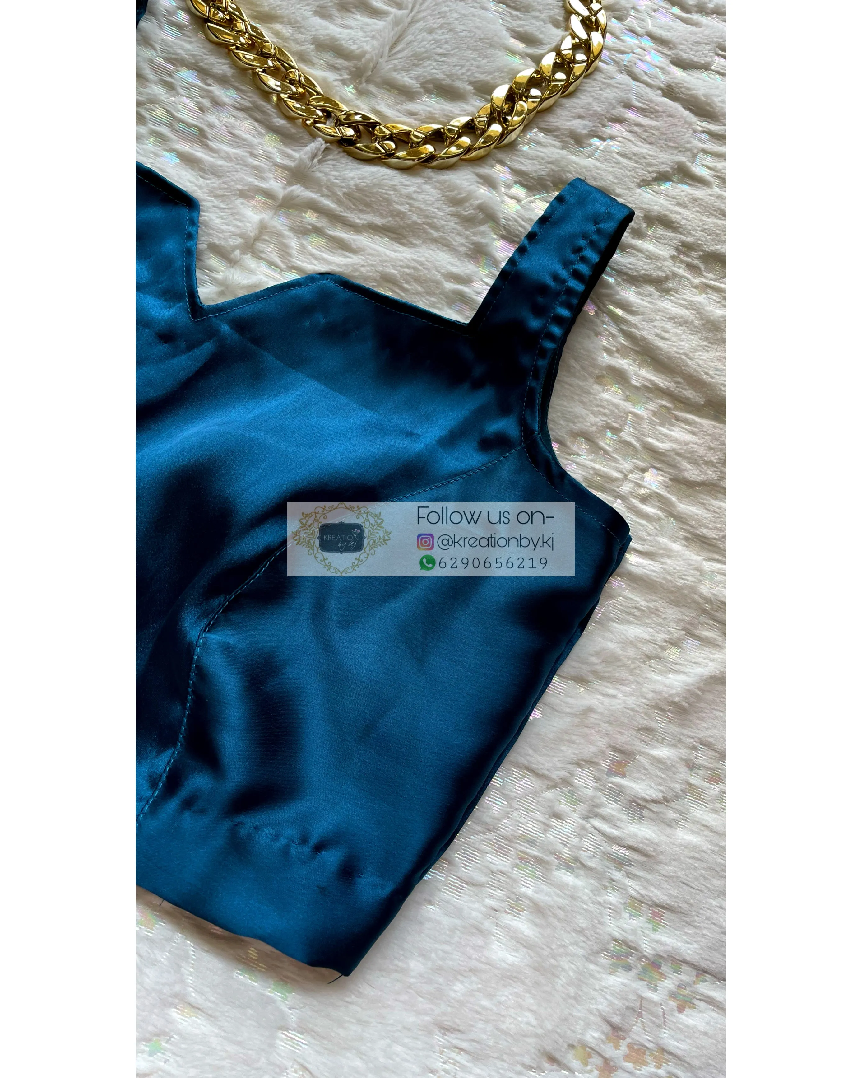 Celeste Cobalt Blue Blouse