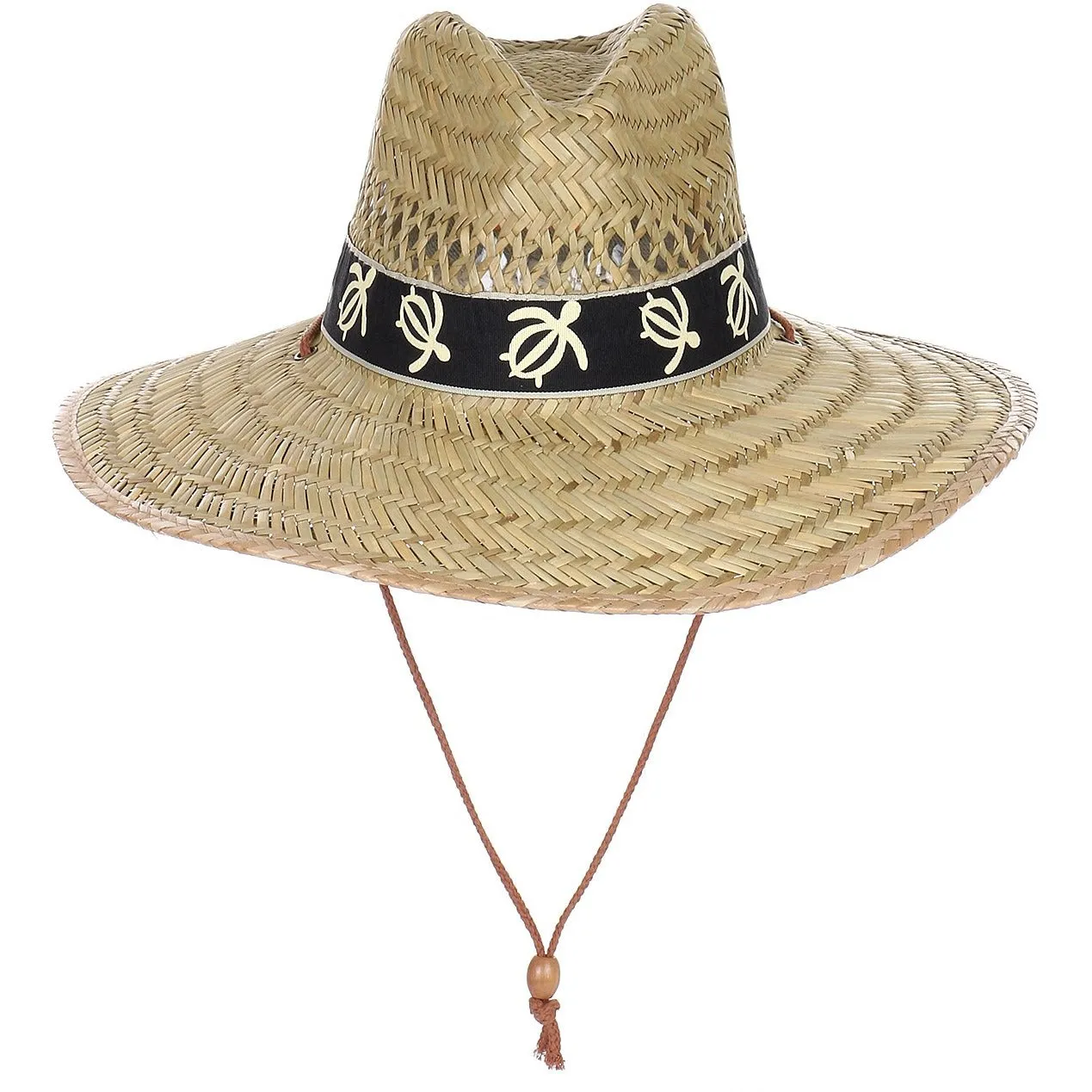 Classic Straw Hat with Design Band