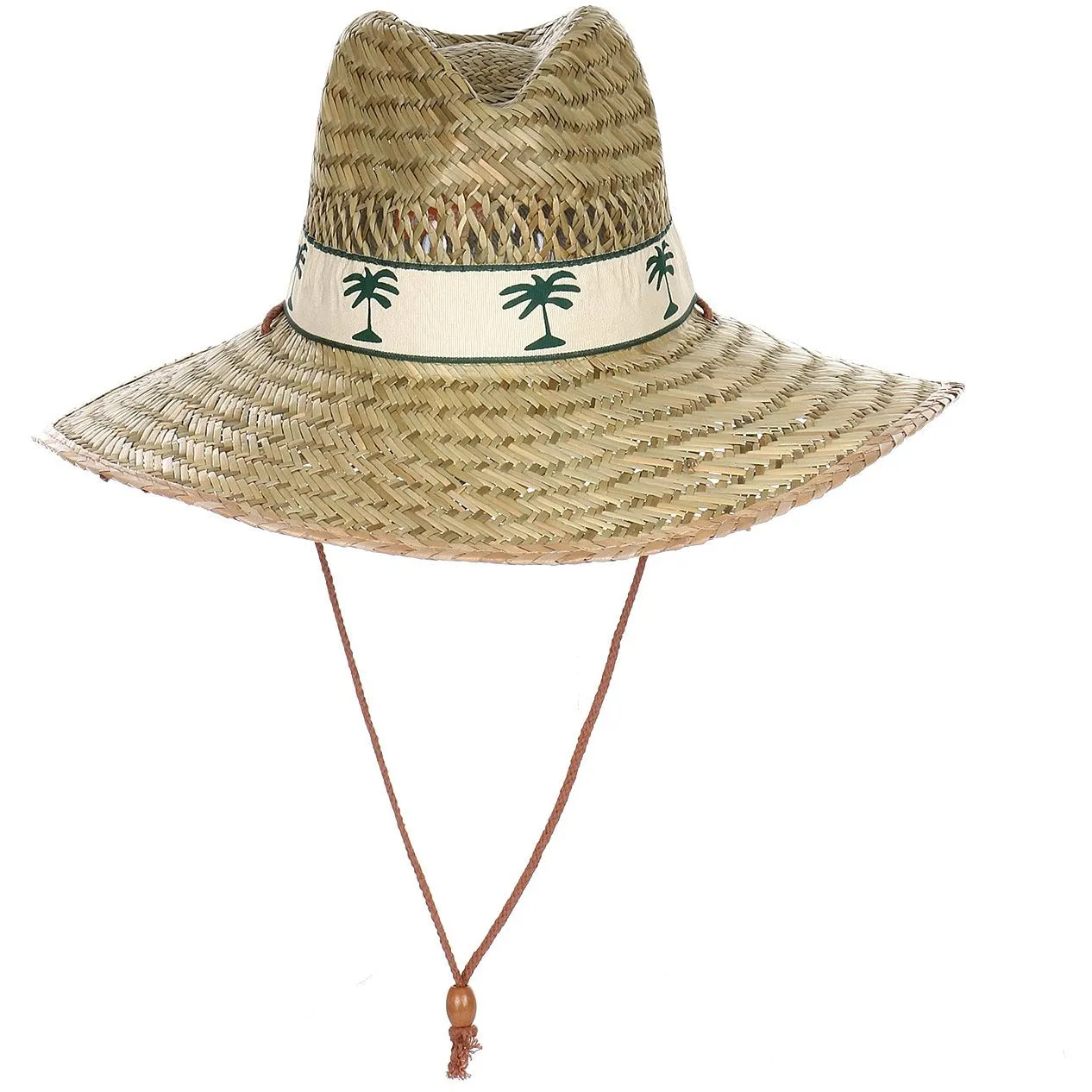 Classic Straw Hat with Design Band