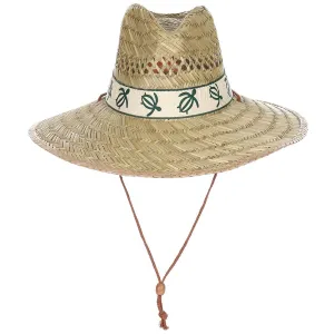 Classic Straw Hat with Design Band