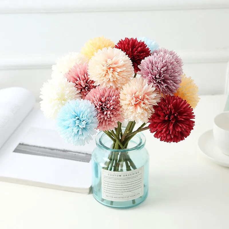 Clearance Bulk 11" Chrysanthemum Stems Artificial Chrysanthemum Kiku Silk Flowers  Wholesale