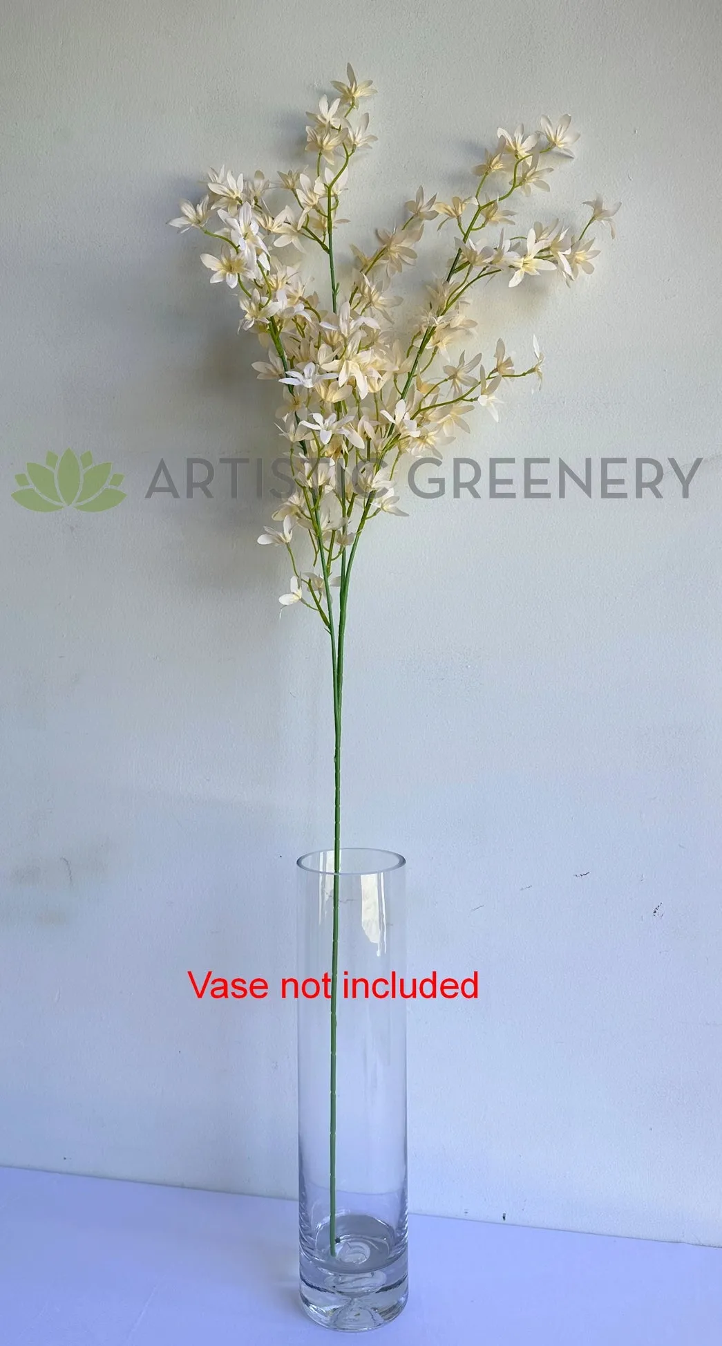 F0319 Spring Flower Spray 116cm Cream (SPECIAL)