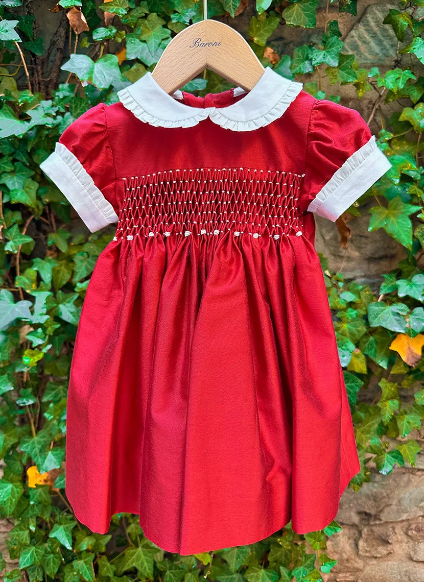 Handmade Smock Cotton Silk Dress