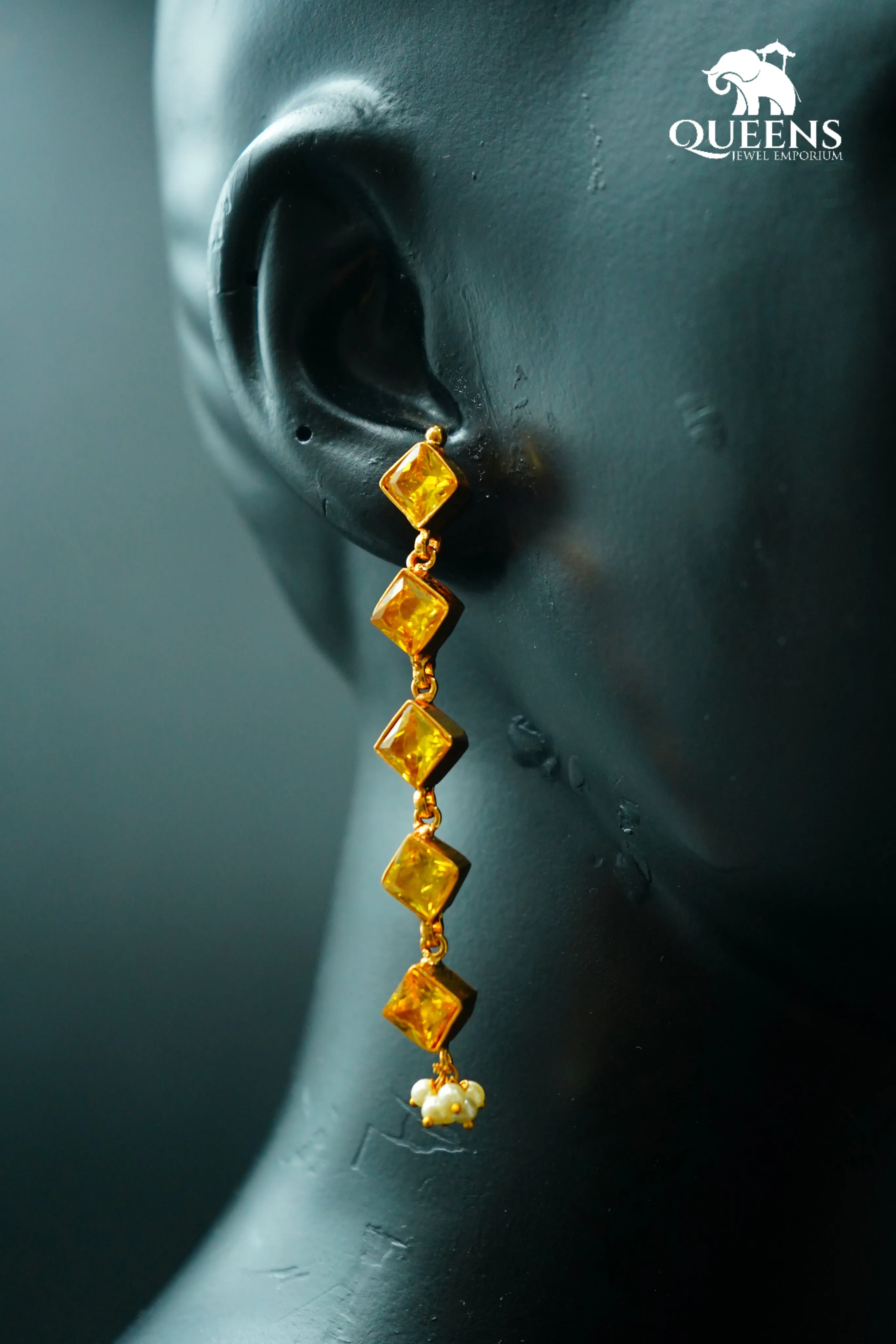 MAATHANGI ZIRCON EARRINGS