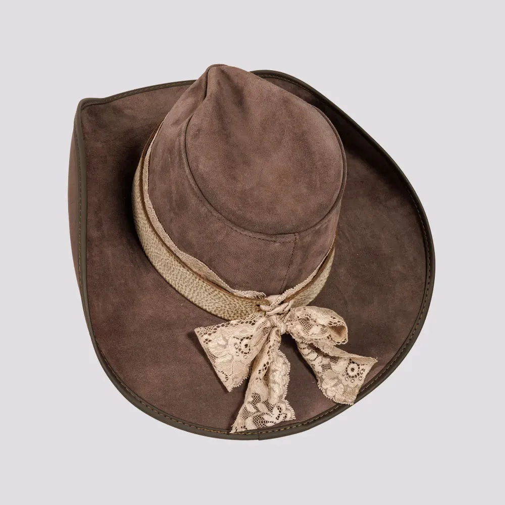 Miss Kitty | Womens Suede Leather Cowgirl Hat