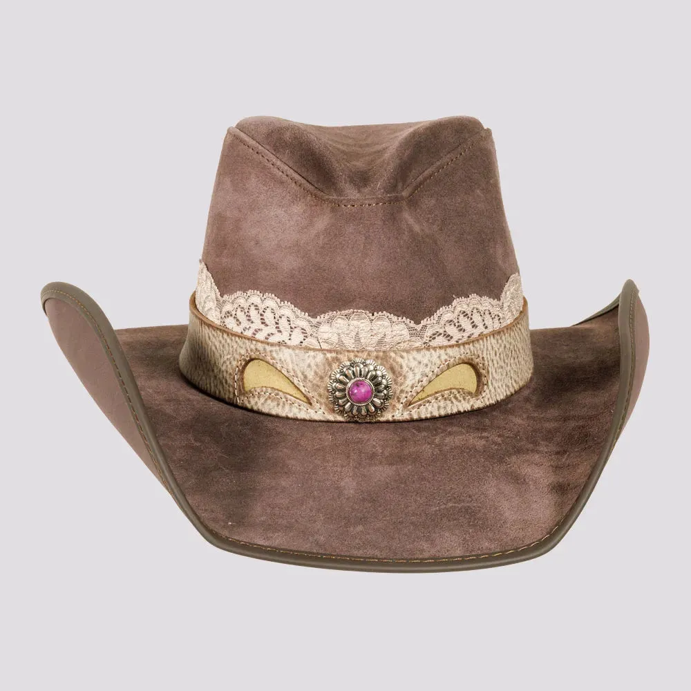 Miss Kitty | Womens Suede Leather Cowgirl Hat