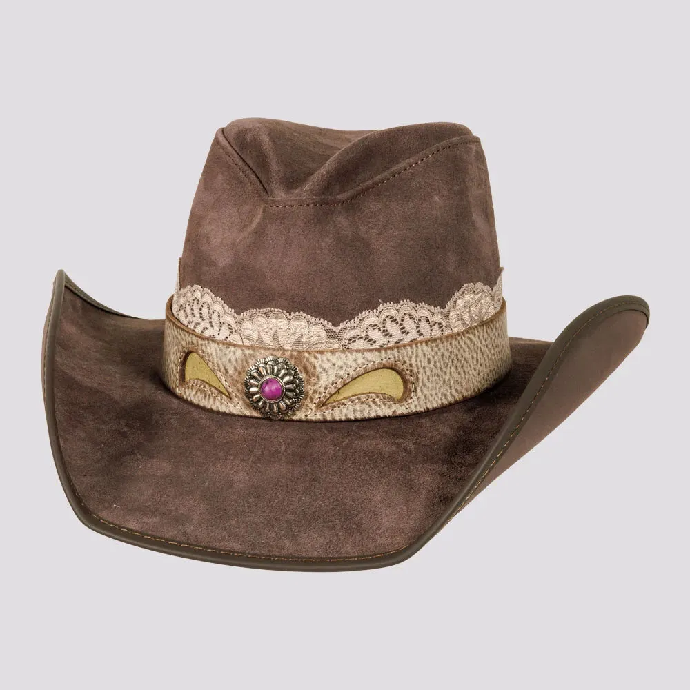 Miss Kitty | Womens Suede Leather Cowgirl Hat