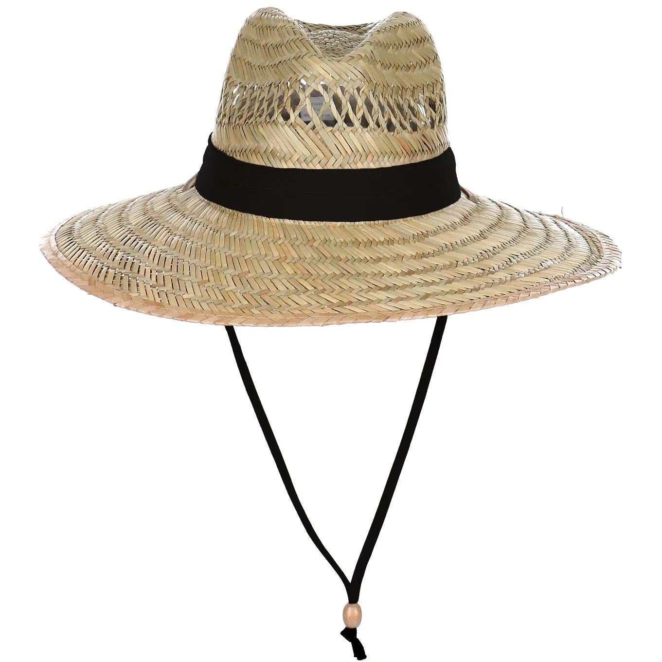 Rush Straw Hat with Fabric Band