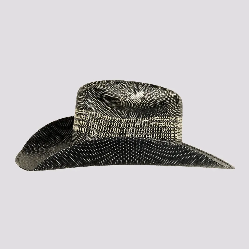 Stallion | Mens Navy Bangora Straw Western Cowboy Hat