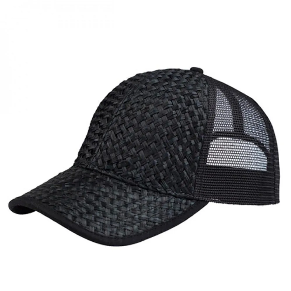 Straw Hat Trucker Mesh Snapback