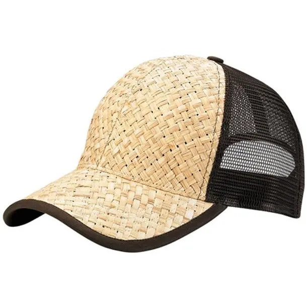 Straw Hat Trucker Mesh Snapback