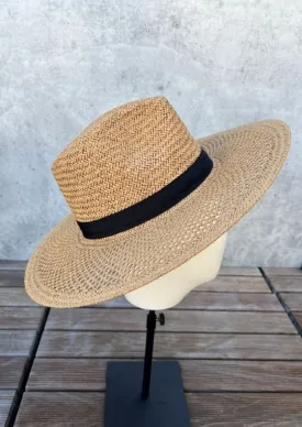 Summer Paper Straw Fedora Hat