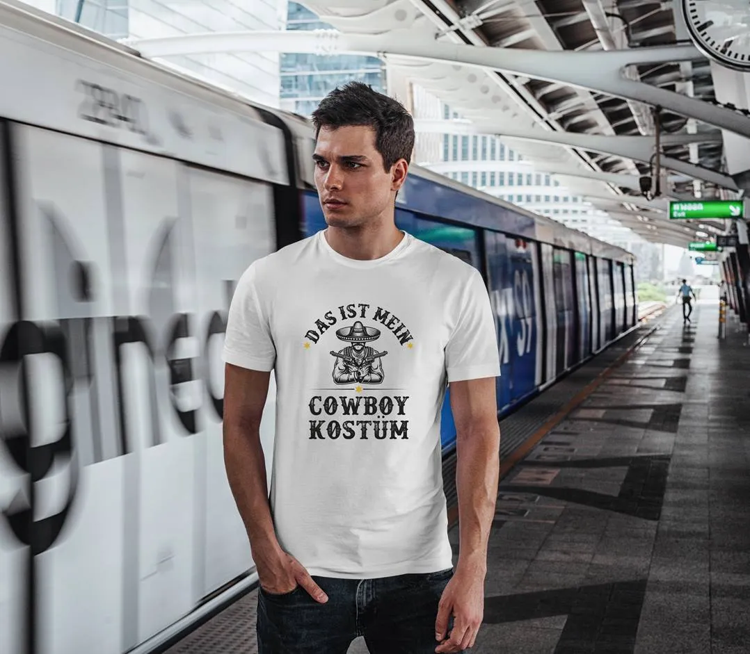 T-Shirt Herren - Das ist mein Cowboy Kostüm