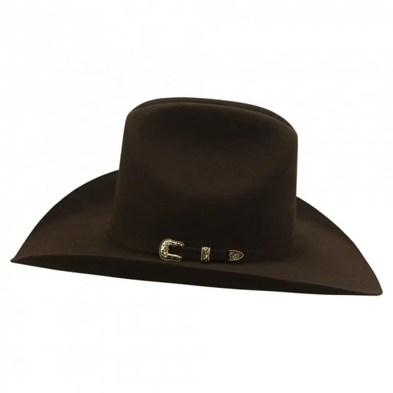 Tombstone 20X Cowboy Felt Hat Sonora Shape Brown Chocolate TOM-4103