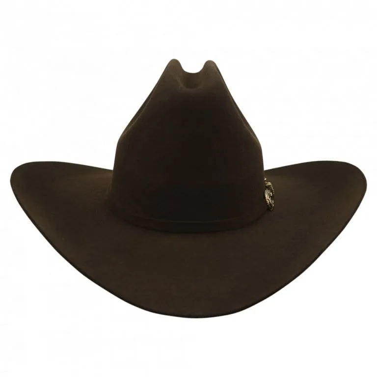 Tombstone 20X Cowboy Felt Hat Sonora Shape Brown Chocolate TOM-4103