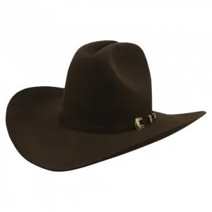 Tombstone 20X Cowboy Felt Hat Sonora Shape Brown Chocolate TOM-4103